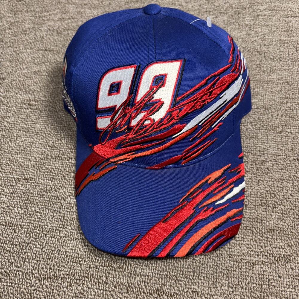 Vintage Jeff Burton #99 Citgo Supergard Racing NASCAR SnapBack Hat/Cap Pre Owned
